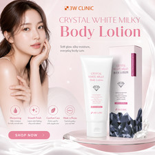 3W Clinic Crystal White Milky Body Lotion 150...