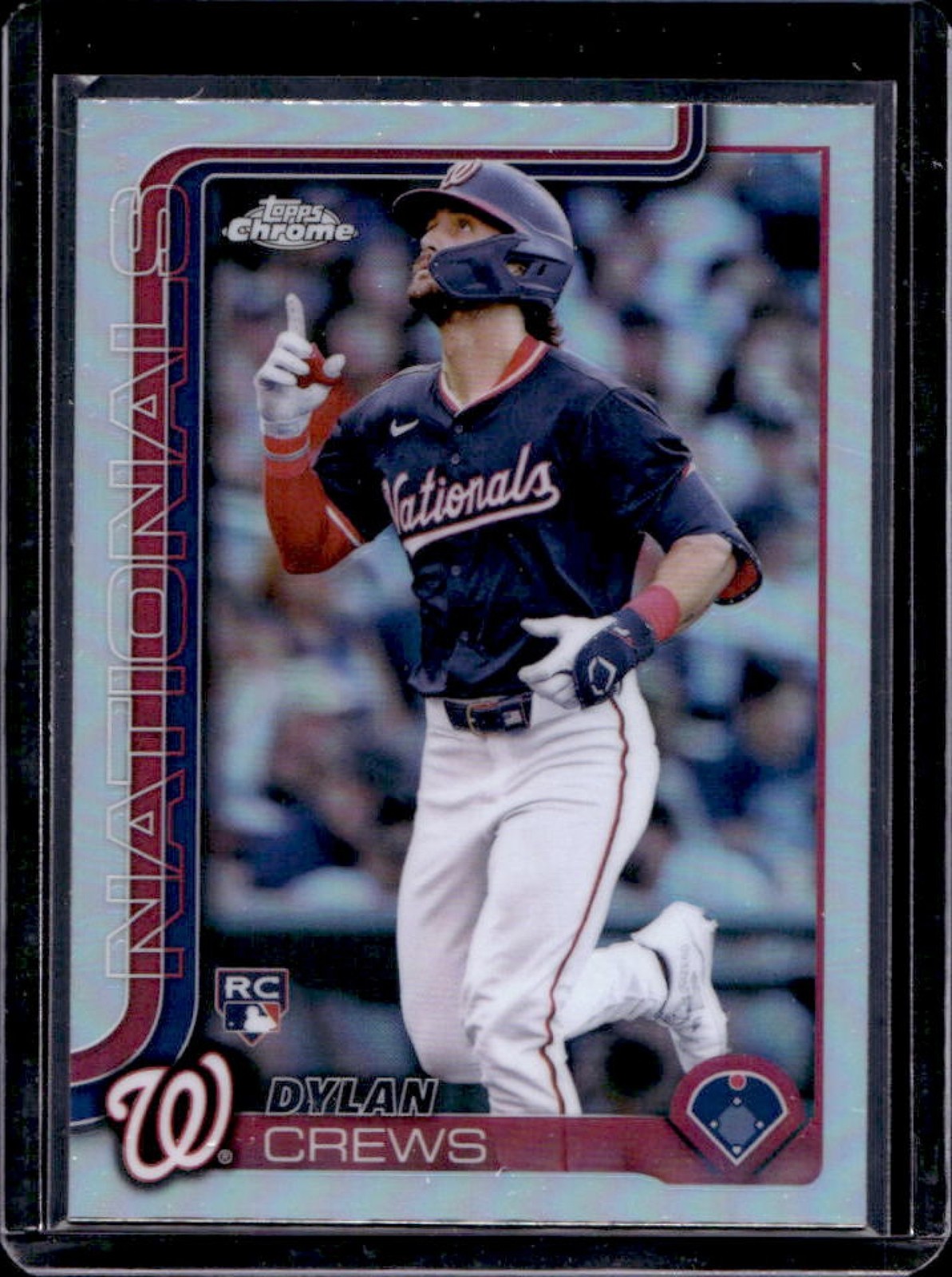 2025 Topps Chrome Dylan Crews RC Refractor Rookie #146 Nationals