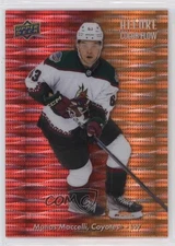 2023-24 Upper Deck Allure Color Flow Red Orange Spectrum /299 Matias Maccelli