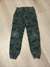 Wonder Nation Kids Camo Jogger Pants - Green Camouflage sz 10-12