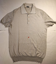 NWOT KITON MENS POLO COTTON SHORT SLEEVE SZ M P8 