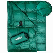 Camping Blanket - Waterproof Outdoor Blanket, Packable Lightweight, Warm Puffy