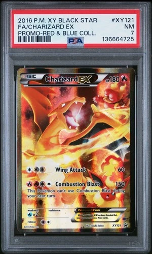 Charizard EX Promo PSA 7 XY Black Star Promo #XY121