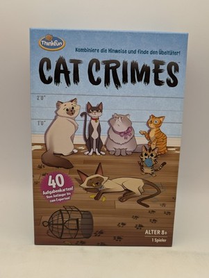 Cat Crimes ThinkFun Logikspiel Lernspiel Gesellschaftsspiel Familienspiel