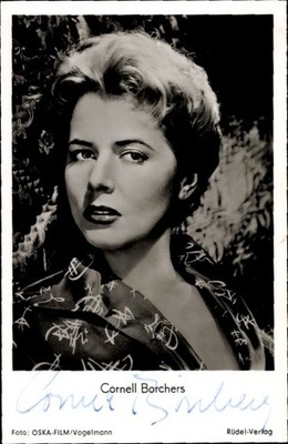 Ak Schauspielerin Cornell Borchers, Portrait, Autogramm - 10890684