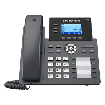 Grandstream GRP2604P IP Telefon schwarz 3 Leitungen LCD