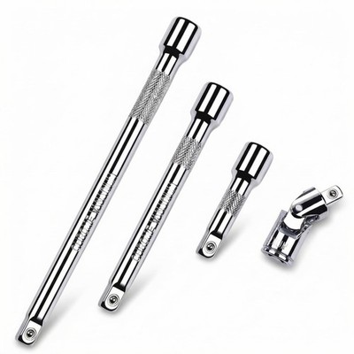 EMSTAR 4PCS 1/4'' Drive Socket Extension Set, 2'', 4'', 6'' (50mm, 100mm, 150mm) ...
