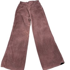 Vintage 70s flare brown corduroy trousers 26 x 30