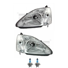 Scheinwerfer Set inkl. OSRAM Lampen H4 für Honda Civic VII Hatchback EU EP EV