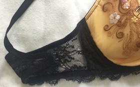 Rare, Lise Charmel Klimt &ldquo;The Kiss&rdquo; Bra 36 C