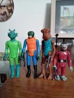 Vintage Star Wars 1978 Greedo Walrusman Hammerhead Snaggletooth Complete Figures