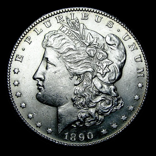 1890-S Morgan Dollar Silver ---- Gem BU Coin ---- #594I