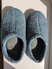 Blue Women's Slip-On Slippers 100 Polyester US 8/9 UK 6.5 EU 39.5 Casual Flat