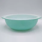 Vintage Pyrex Turquoise 024 Round Casserole Bowl 2 Qt No Lid-Aqua/Robin Egg Blue