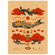 Gojira Reims France November 27 2025 Poster Gojira Reims France November 27 2025 Poster