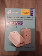 2 x TP-Link TL-PA7027PKIT AV1000 Gigabit Powerline Adapters, with BONUS!