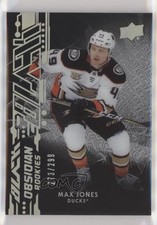 2019-20 SPx UD Black Obsidian Rookies 273/299 Max Jones #R-MJ 8db