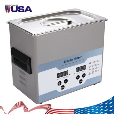 3.2L Ultrasonic Cleaner Wash Bath 120W Dental Lab Stainless