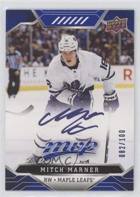 2019 Upper Deck MVP Puzzle Back Blue Script Achievements 82/100 Mitch Marner ka7