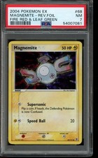 PSA 7 NEAR MINT Pokemon Magnemite EX FireRed & LeafGreen Reverse Foil 68/112 on eBay