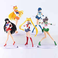 5er-Set Sailor Moon Anime Figur Mizuno Ami Ts...