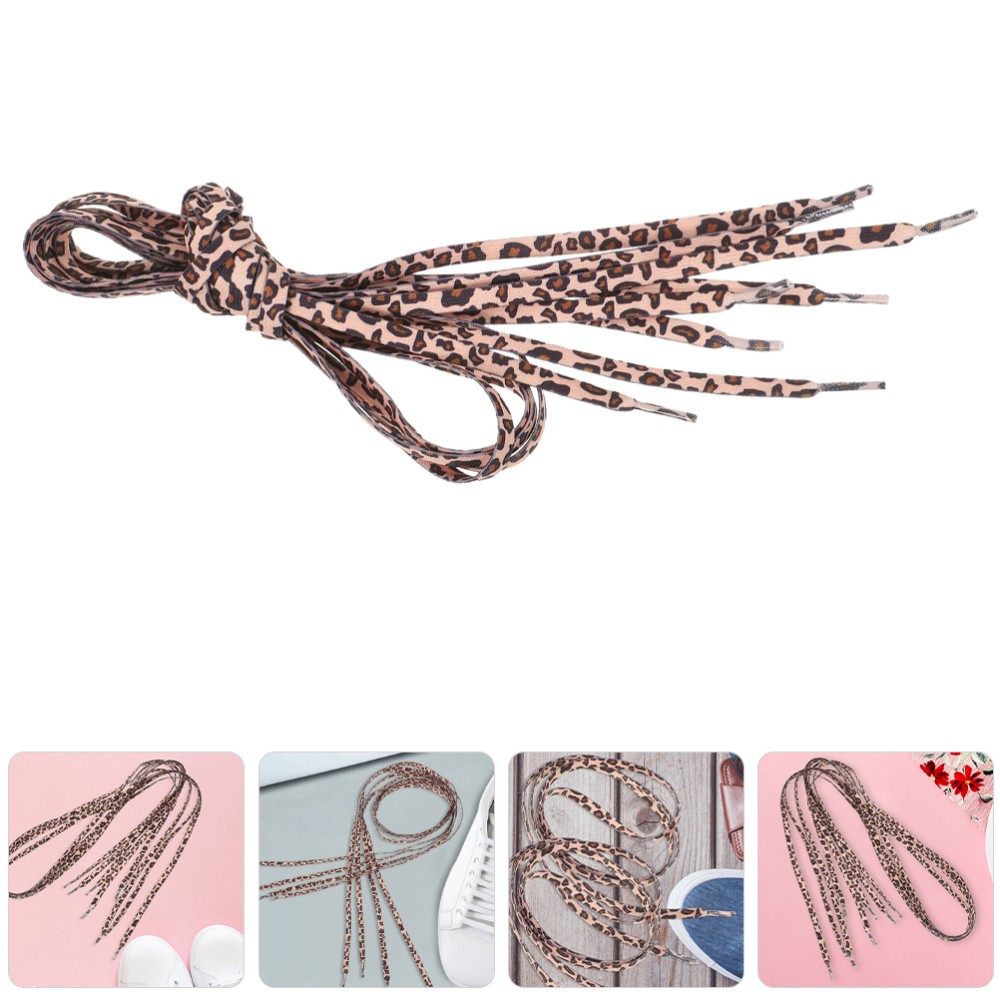 APL 2 Paia Sneakers e Lacci Elasticizzati Lacci per Stivali Tema Zoo