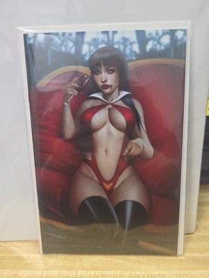 VAMPIRELLA 1 ART SIDNEY AUGUSTO VIRGIN EXCLUSIVE VARIANT NM 2025. NM. FREE SHIP