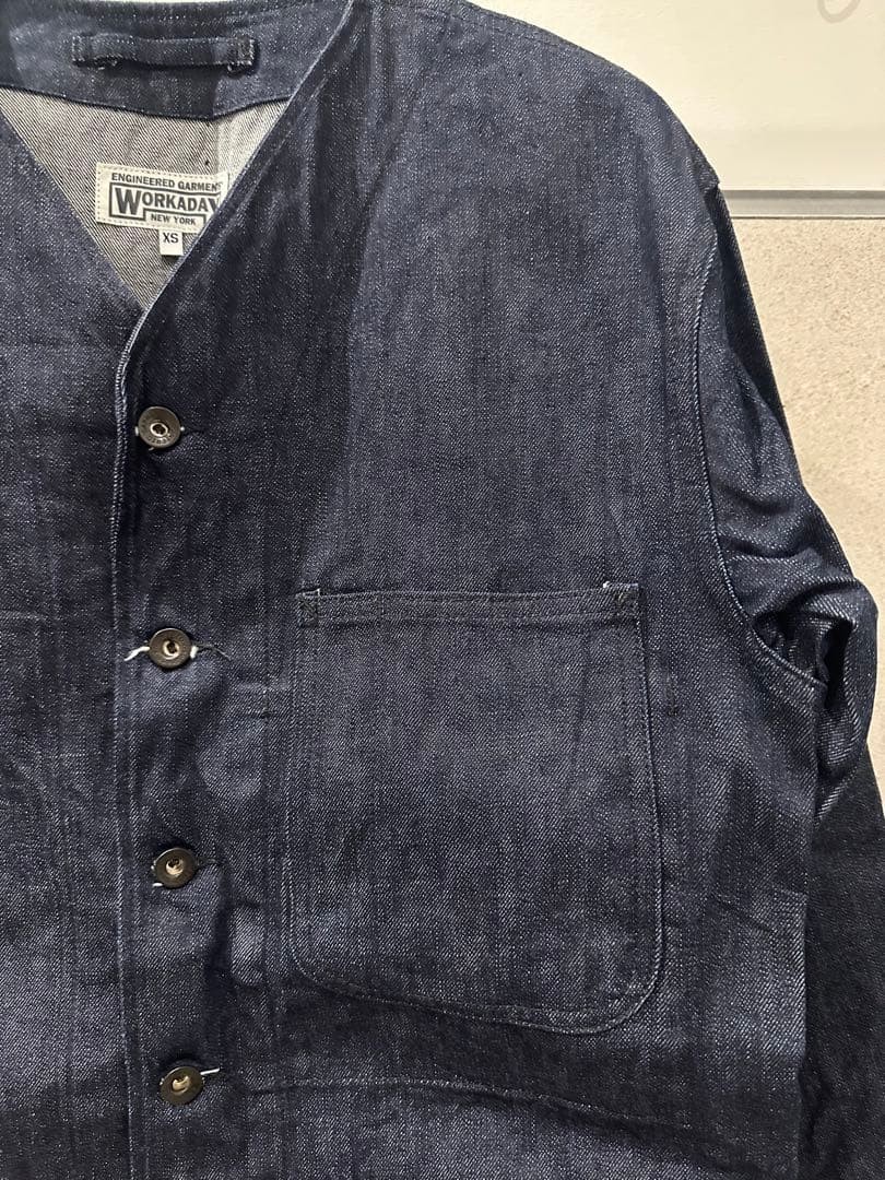 Engineered Garments WORKADAY Denim Jacket, Cone D… - image 2