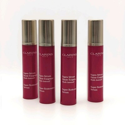 4 Pack - Clarins Super Restorative Hydrating Nourishing   0.35 oz Each NWOB