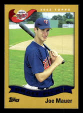 Joe Mauer Minnesota Twins 2002 Topps Draft Picks RC CMT109