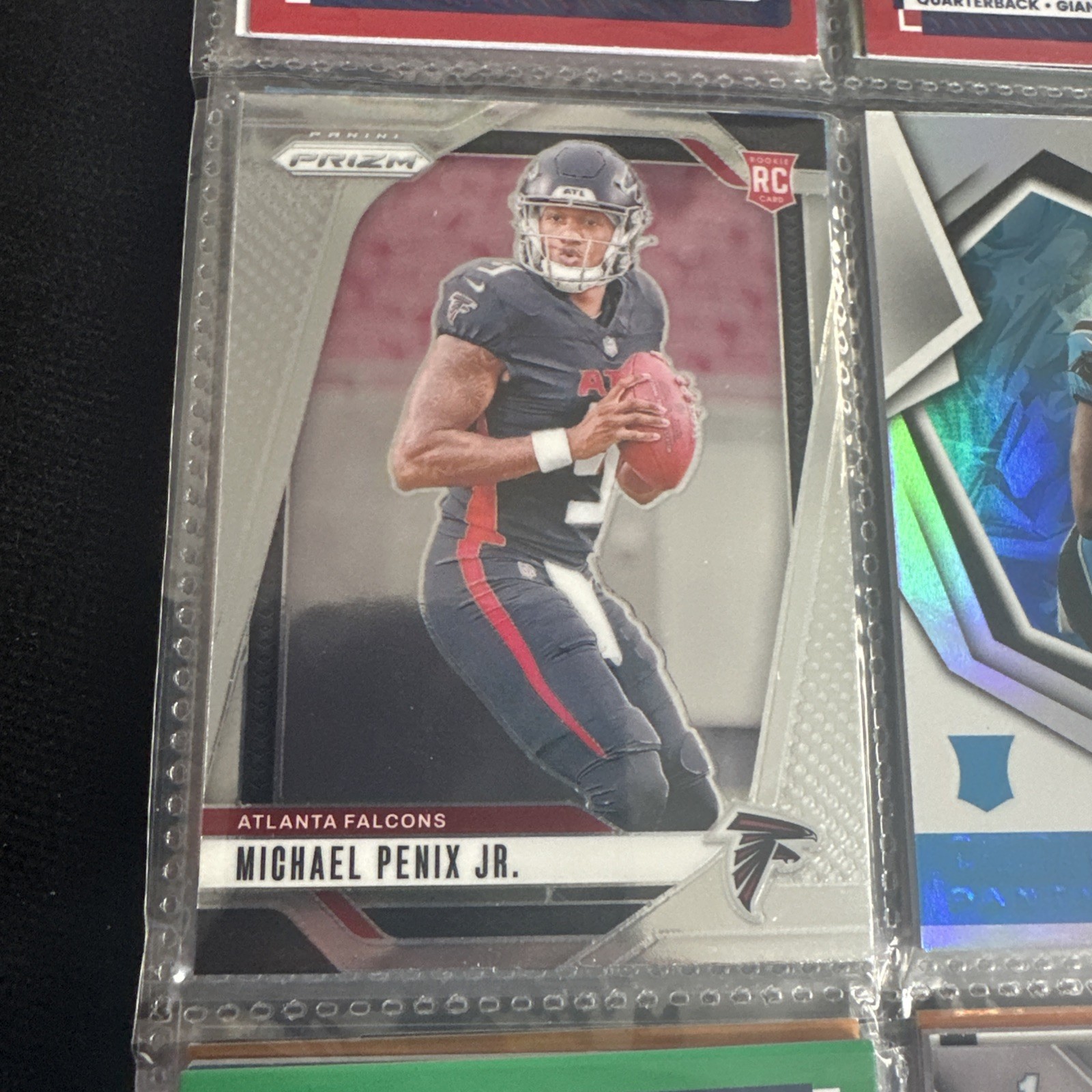 2024 Panini Prizm - Rookies Michael Penix Jr. #378 Silver Prizm (RC) Falcons