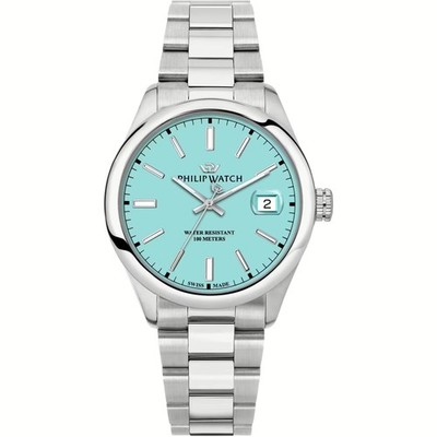 Uhr PHILIP WATCH CARIBE R8253597642 Stahlarmband Türkis SWISS MADE