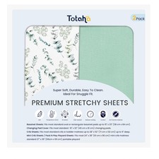 Premium Soft Boho Crib Sheets  Ultra Breathable Fitted Baby Mattress 28x52x9