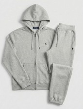 Big Boys POLO Ralph Lauren Pre-Owned Gray Sweat Suit Size 14-16