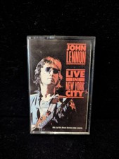 John Lennon: Live in New York City Cassette Tape 1986 Recorded Live 1972 RCA