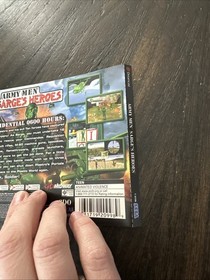 Sega Dreamcast Back Cover Art Only Army Men Sarges Heroes 