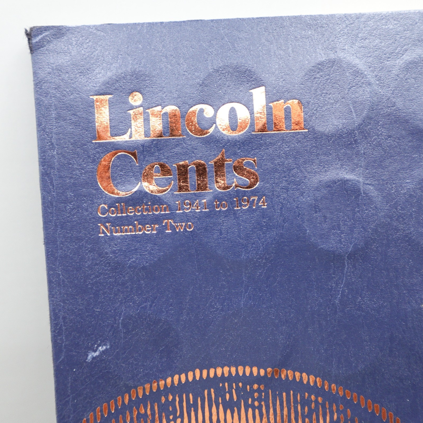 Whitman Coin Folder Lincoln Cents Starting 1941-1974 Incomplete Set 80 Coins