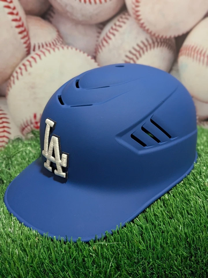 ⚾ Med LA Dodgers Bateo Entrenadores Calavera Casco MLB Oficial JUEGO L@@K⚾ Foto 4 de 4
