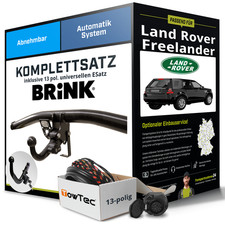 Für LAND ROVER Freelander 2 L359 Anhängerkupplung abnehmbar +eSatz 13pol uni 06-