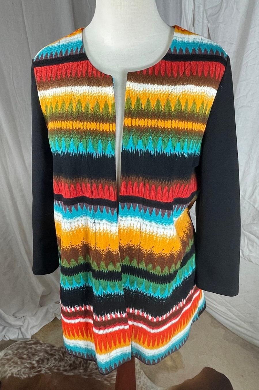 Travel Elements Womens Jacket Large Southwestern … - image 12