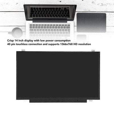 14in LCD Replacement Screen HB140WX1 300 40 Pins 1366x768 HD Display Panel SET