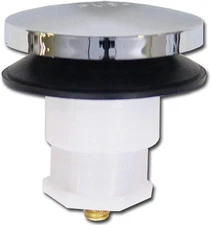 KISSLER & CO. INC Drain Stopper,Plastic,Chrome (58-7153) Chrome 