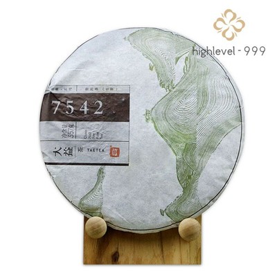 2014 TAETEA 7542 Sheng Puerh Dayi 1401 Batch Raw Pu Er Menghai Tea Cake 357g