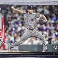 Topps 2020 Update Series Kevin Ginkel U-102 Rookie Base Arizona Diamondbacks MLB