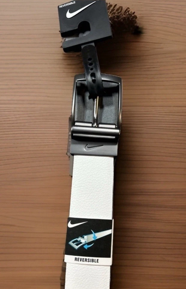 耐克高尔夫双面黑色/棕色腰带 36 码 — 第 4/4 张图片