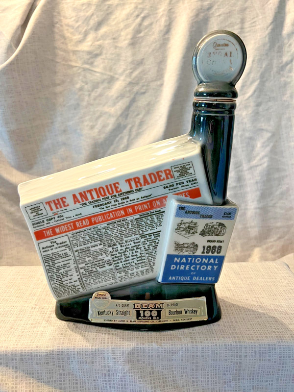 Jim Beam 1968 Kewanee, Illinois Newspaper Decanter
