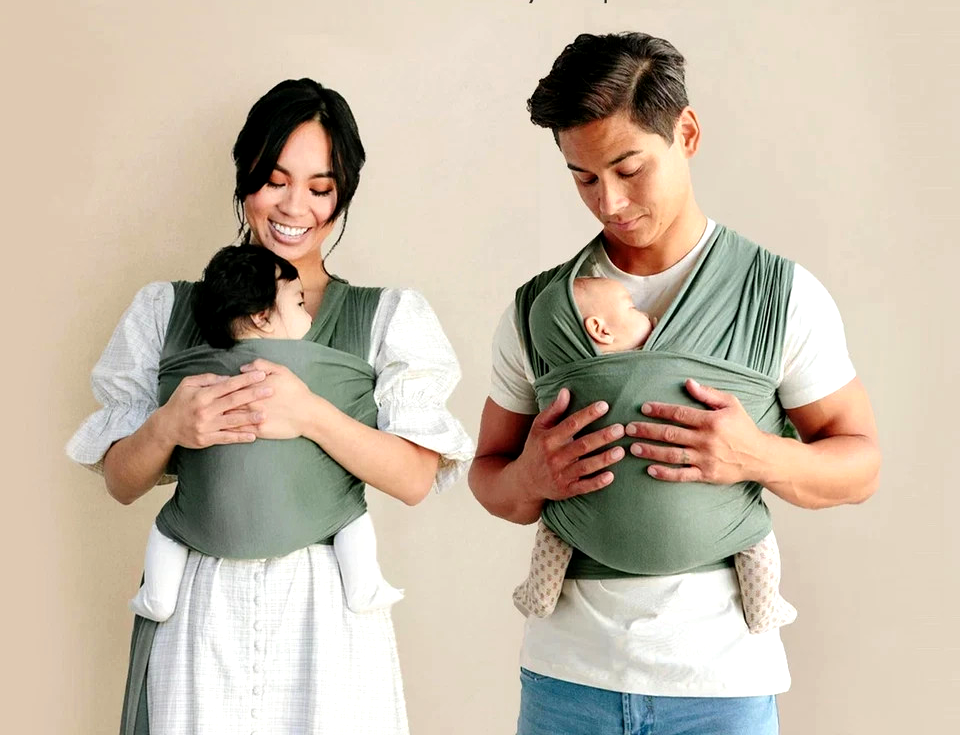 Wrap, Buttery-Soft Baby Carrier Newborn to Toddler 8-25 Lbs - Main Image