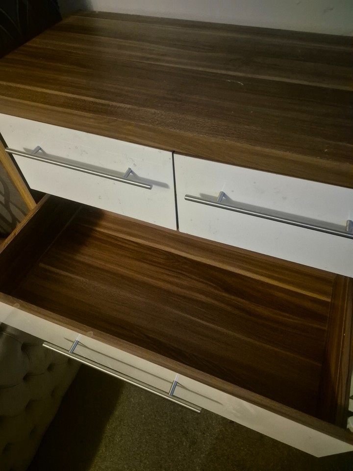 chest of drawers high gloss x6 drawers eBay