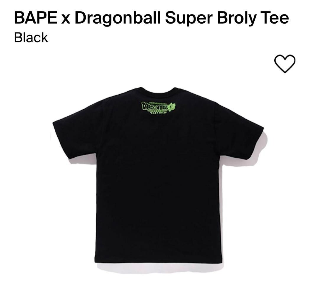 【A BATHING APExドラゴンボールZ】スーパー孫悟空Tシャツ 黒 M BAPE A BATHNIG APE DRAGON BALL Z T-Shirt Goku Size M (US: S