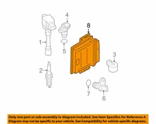 03 2003 INFINITI G35 ECM PCM ECU Engine Control Module Computer 23710-AC602 OEM